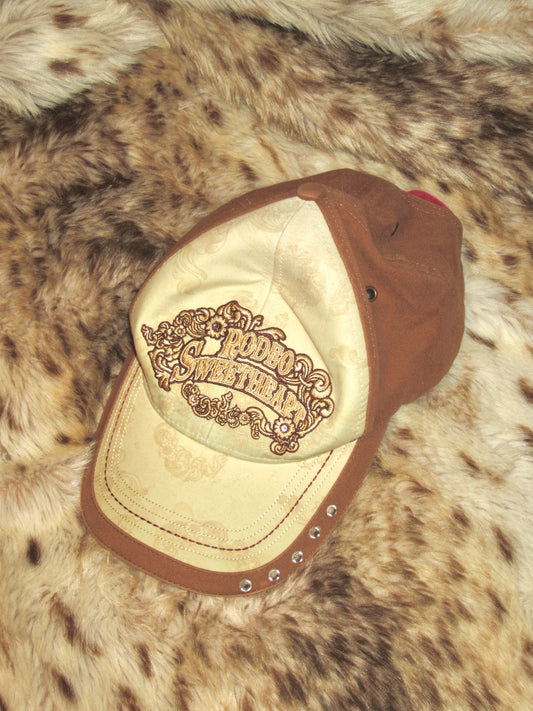 rodeo sweetheart rhinestone cap