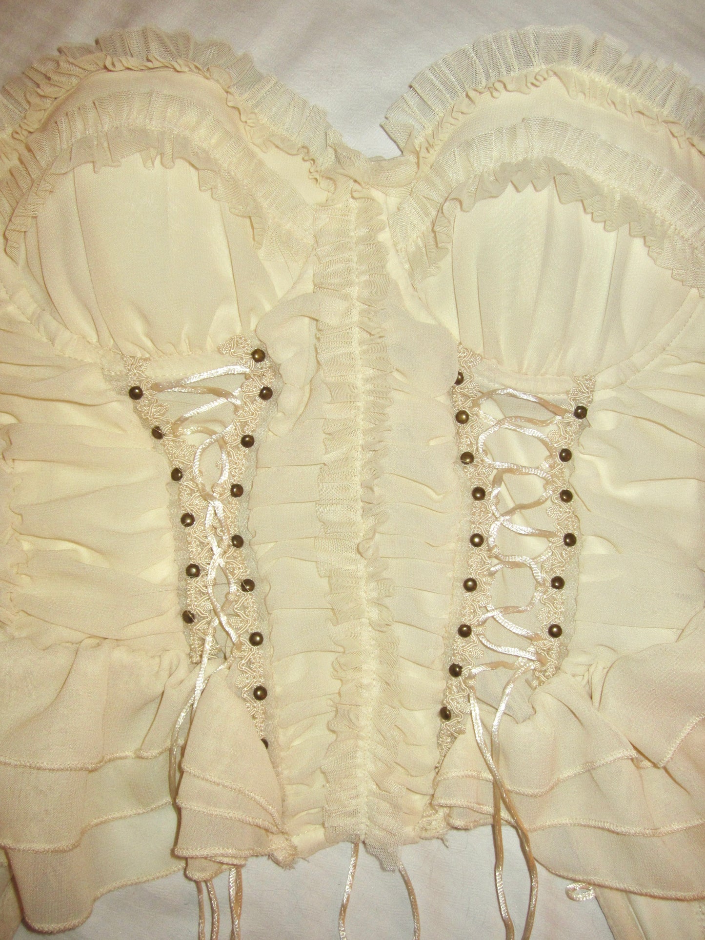 Ivory Lace Up