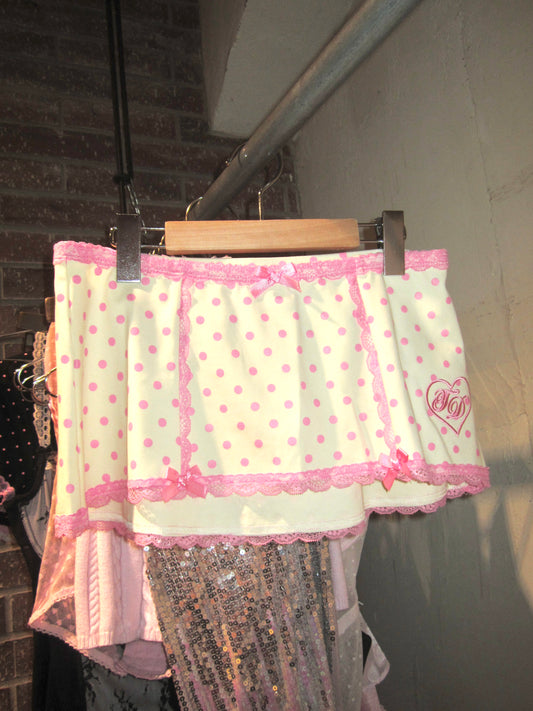 Castard strawberry mini skirt