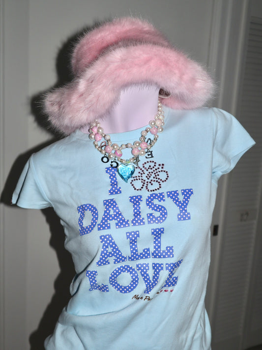 Y2K DAISY LOVERS baby blue tee