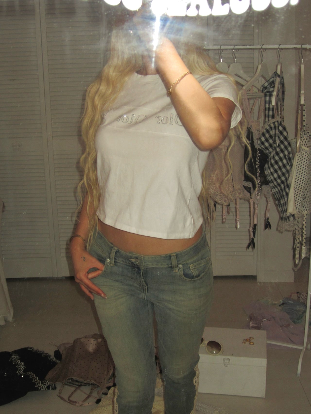 Vintage Dior rhinestone tee