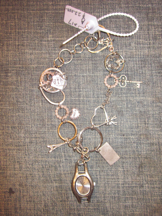 “Broken doll” handmade necklace