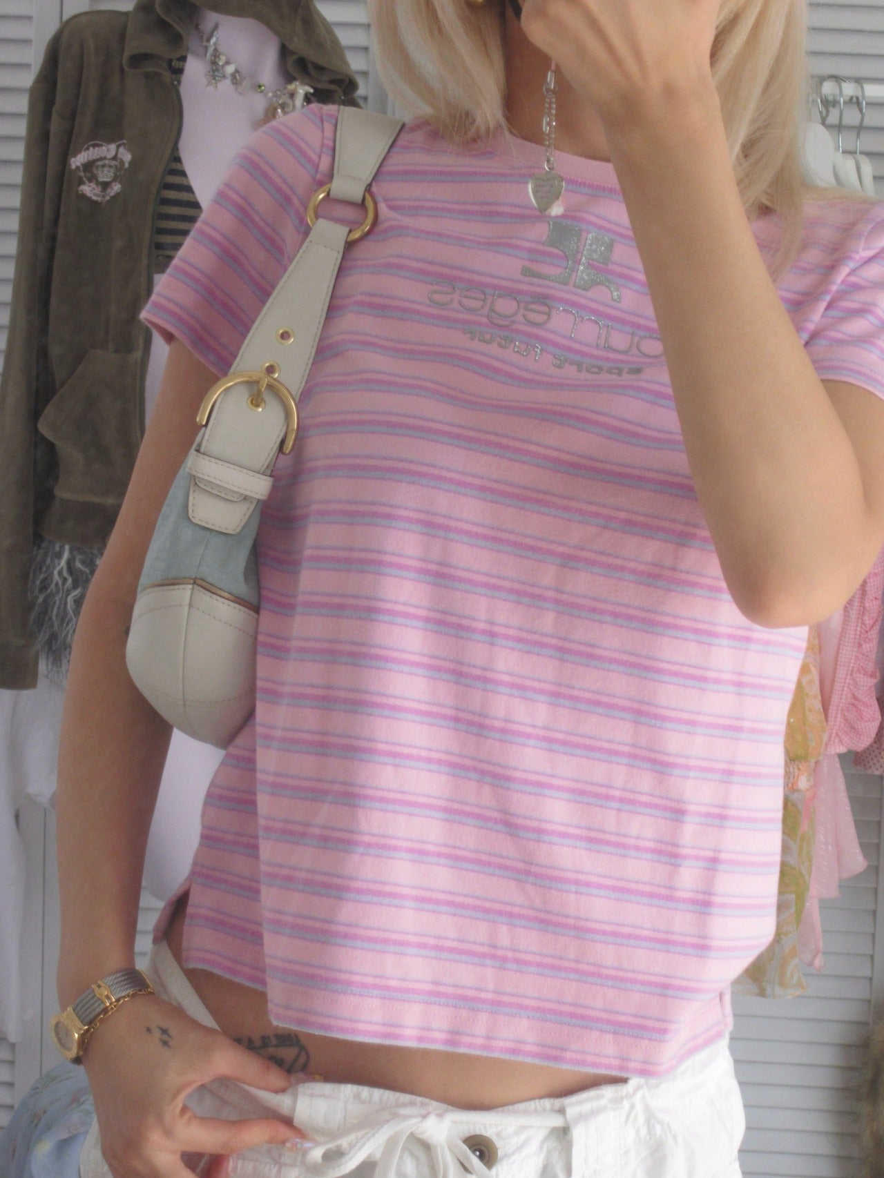 Pastel border tee