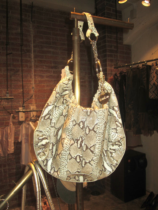 Vintage Bebe python bag