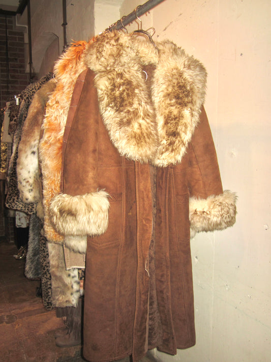 The 80s rockstar mouton coat