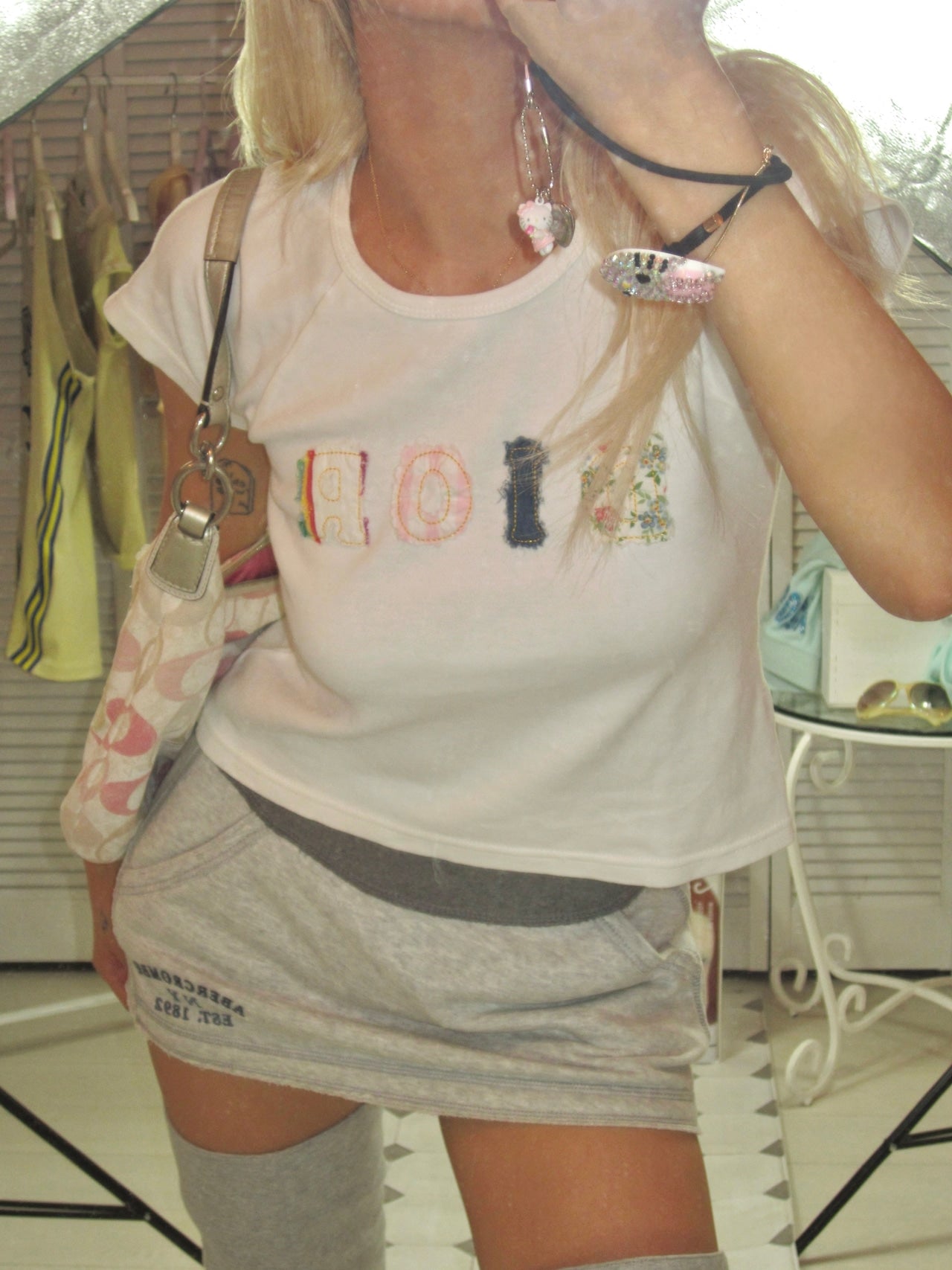 Vintage patchwork dior tee