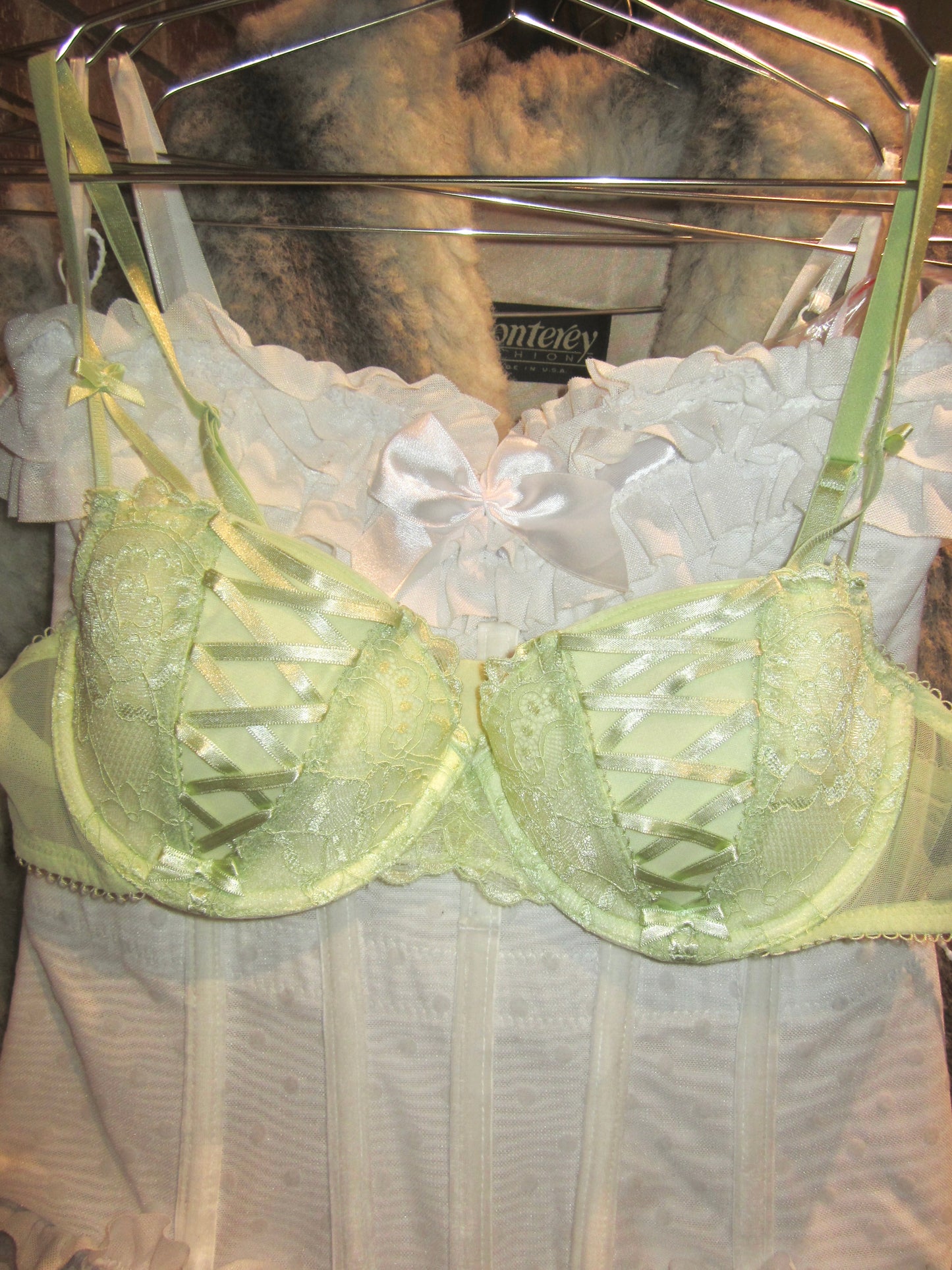 Adore me lime green coquette