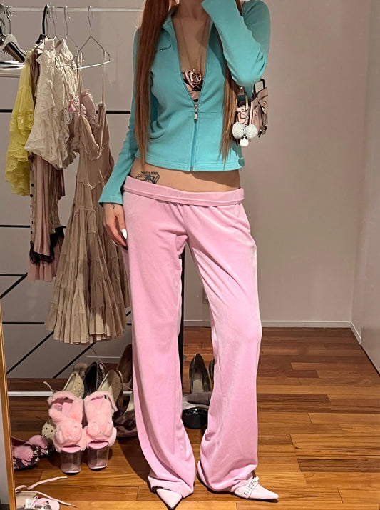 Pink Velvet Off Duty