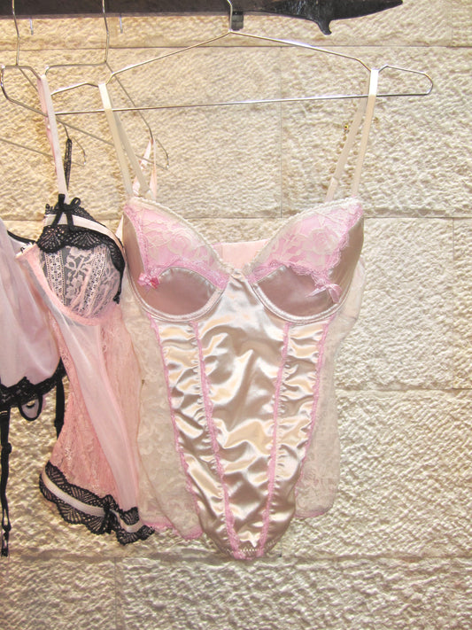 00s VS satin Princess bustier corset