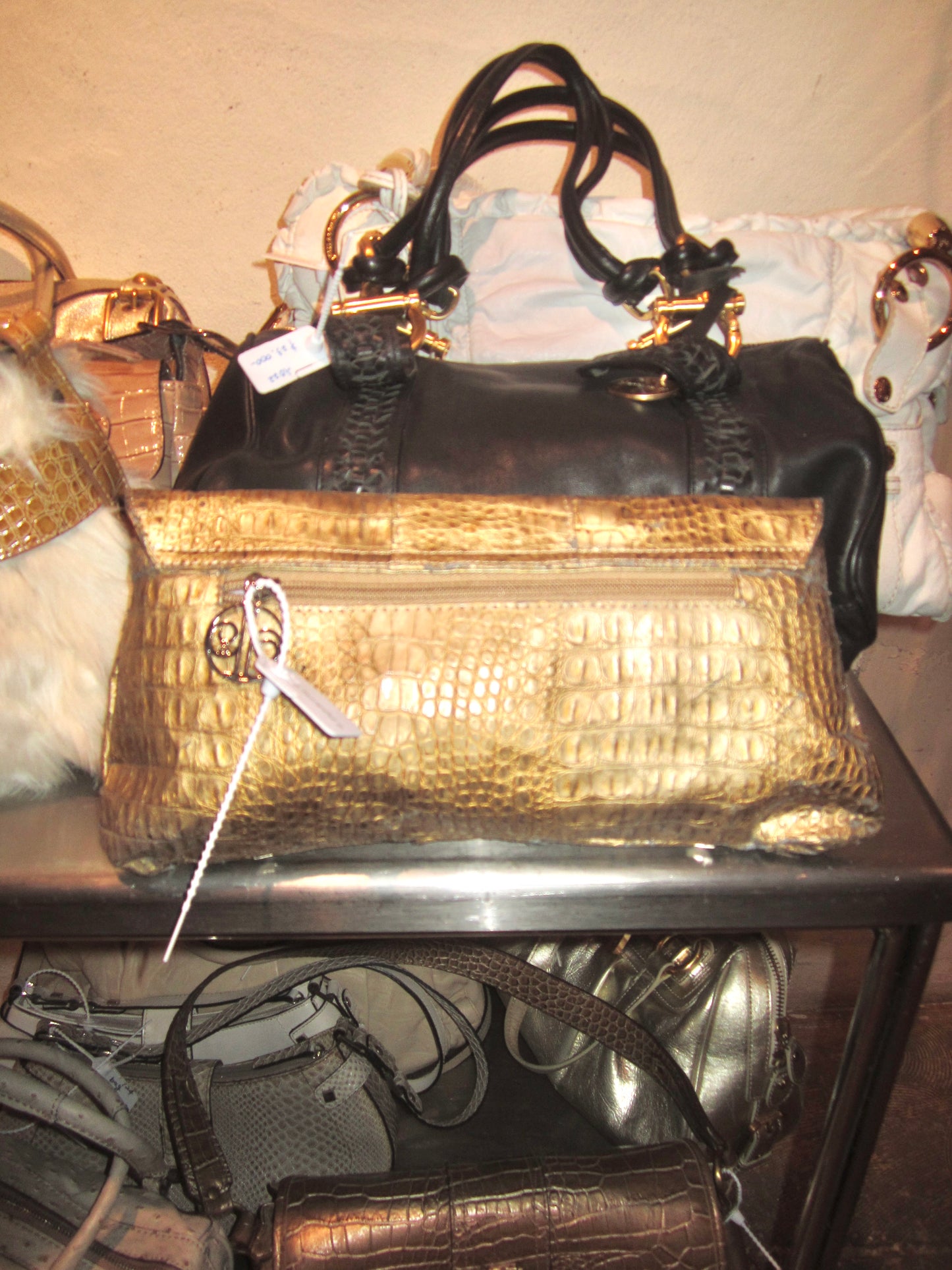 Y2K club grunge studded purse