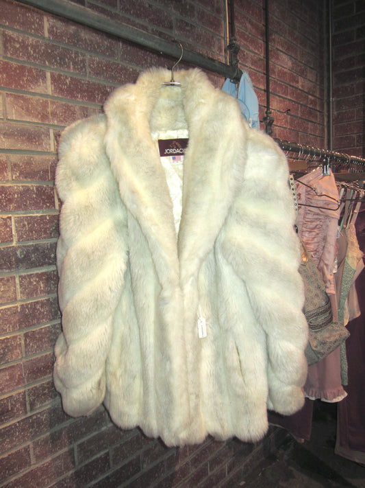 00s US vintage faux fur coat