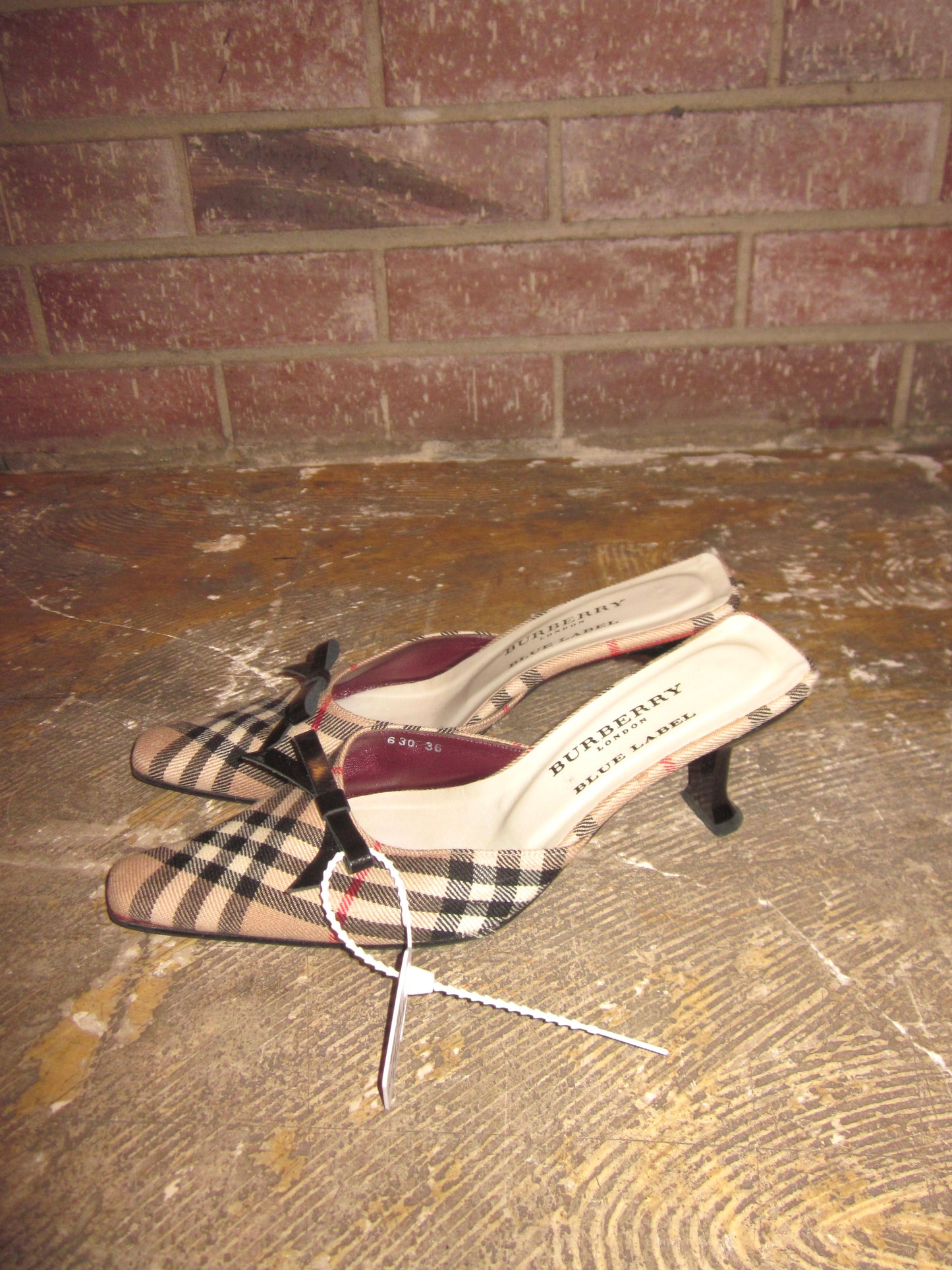 Vintage Burberry mule