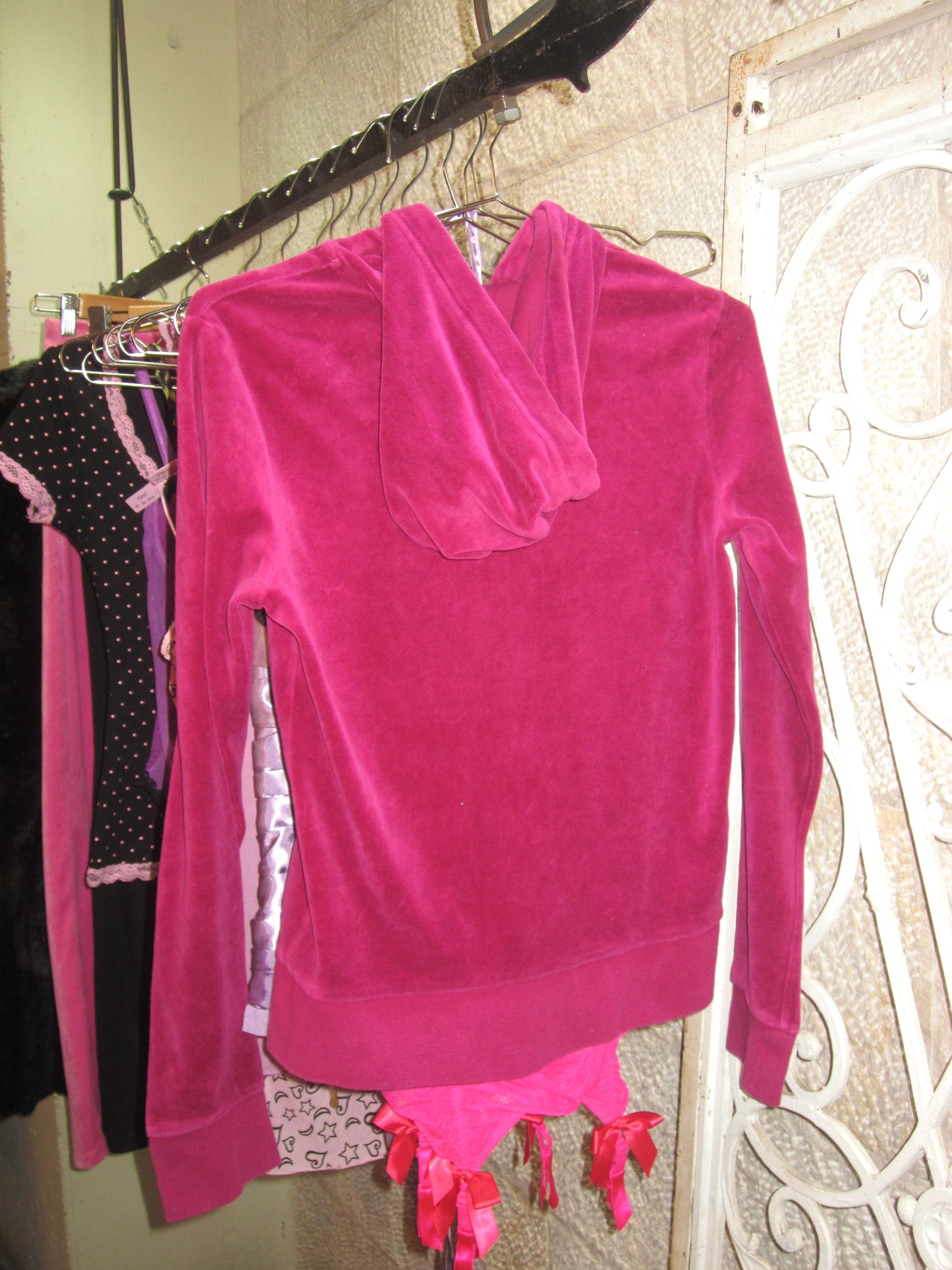 The juicy couture velour set up