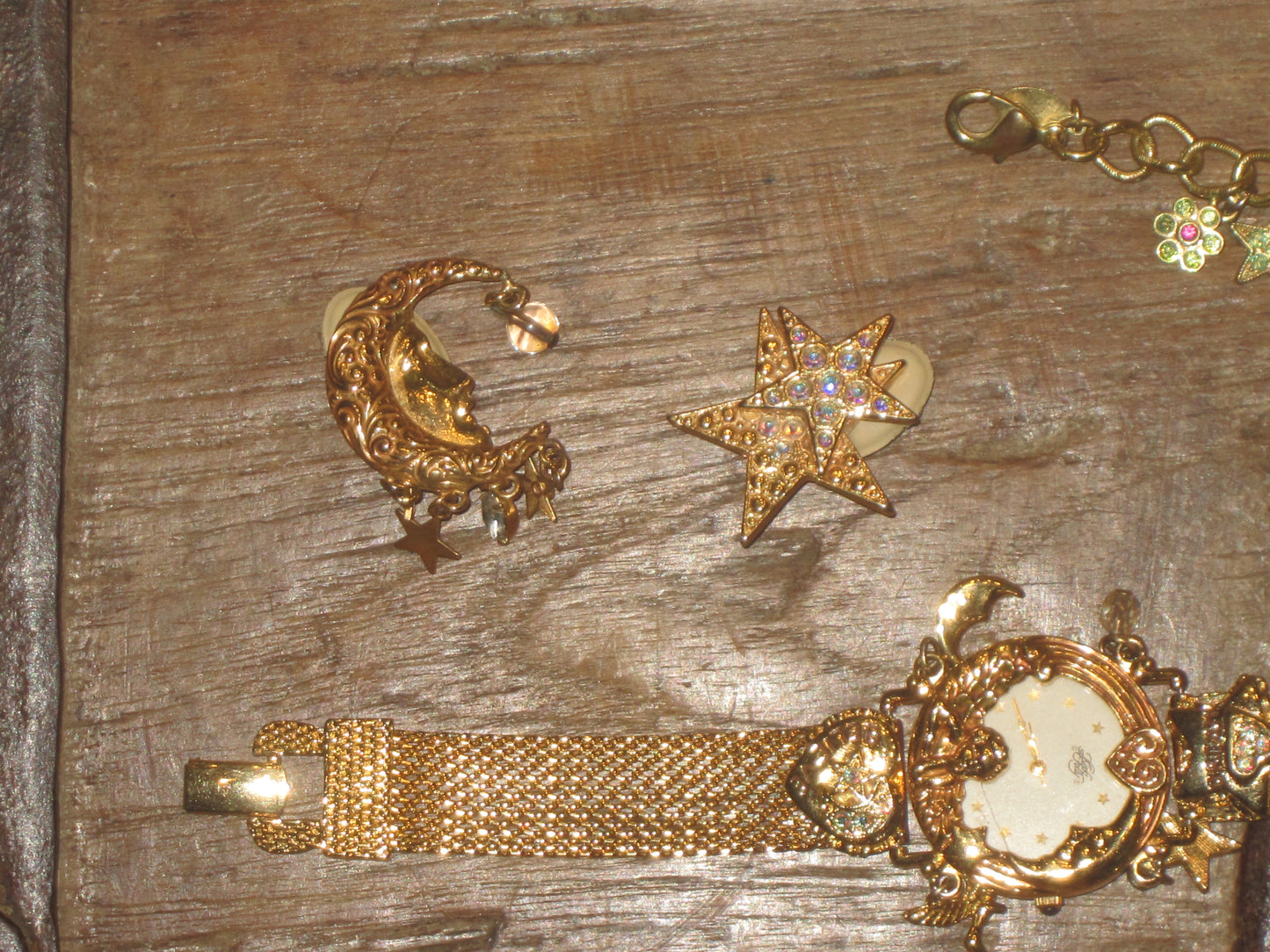 Vintage Kirks Folly celestial earrings