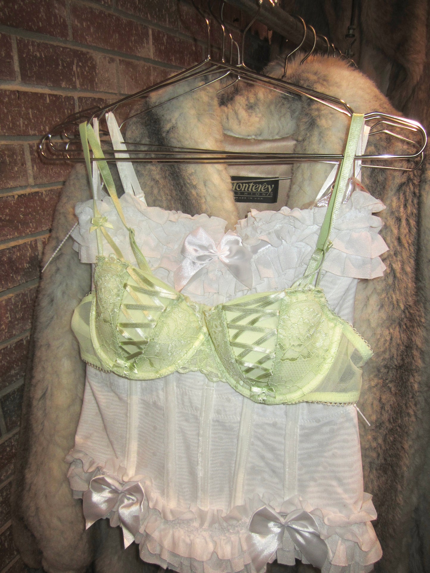 Adore me lime green coquette