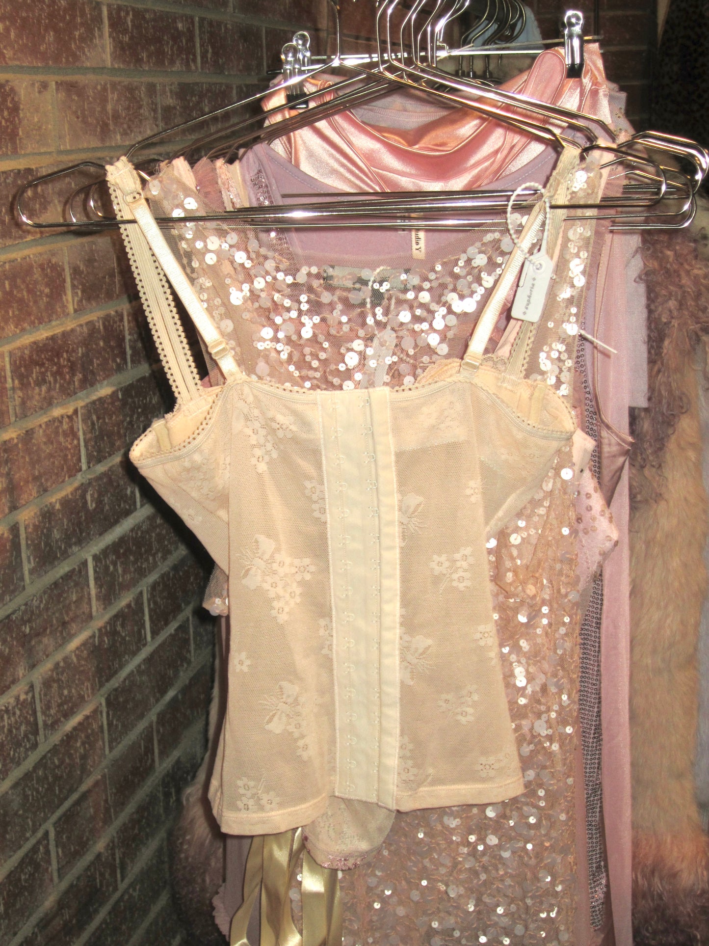 00s VS lace up princess corset