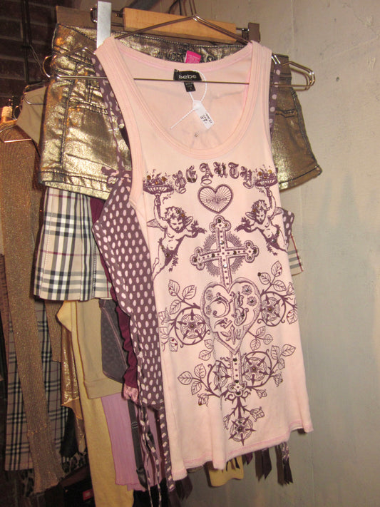 00s Bebe western tank