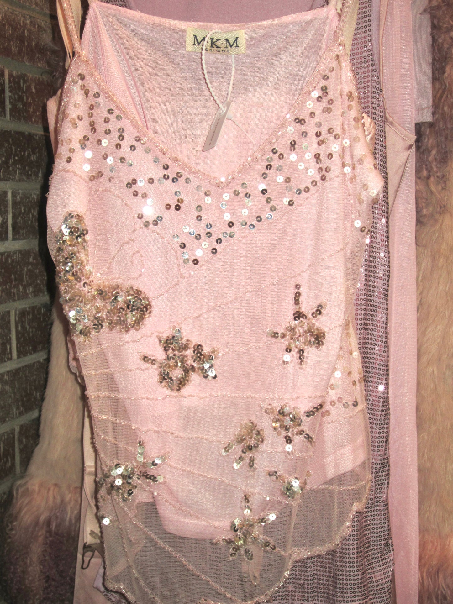 00s exclusive vintage sequin Ibiza camisole