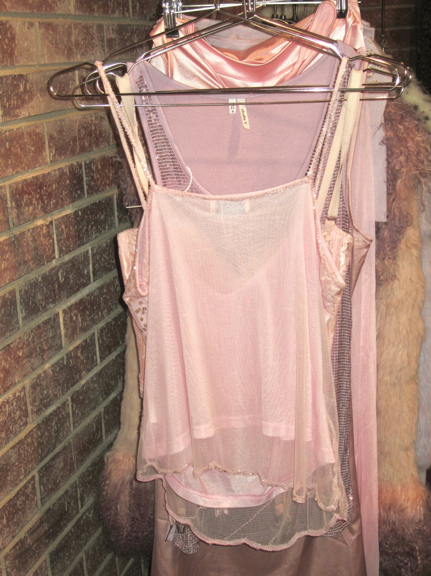 00s exclusive vintage sequin Ibiza camisole