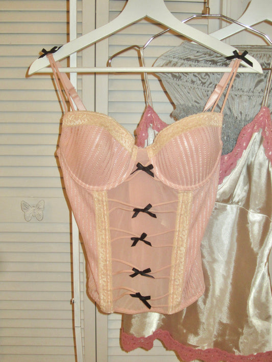 Pink Ribbon Corset
