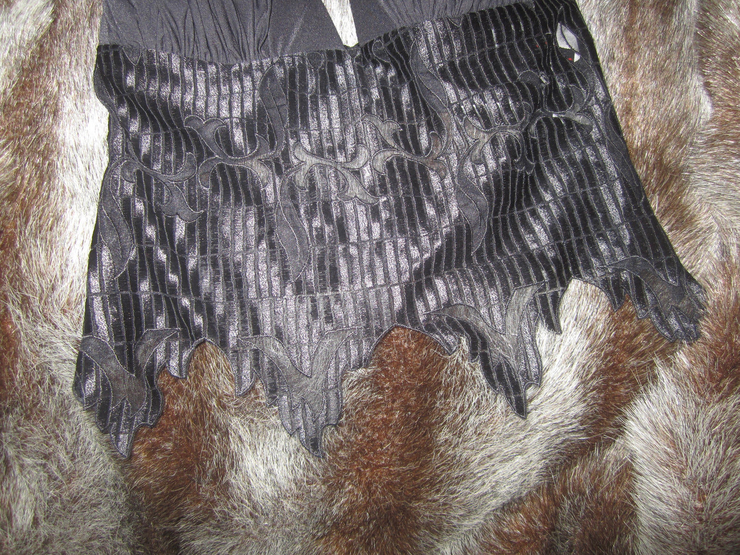 RAVAGE French Vintage noir luxury halter & strings SET