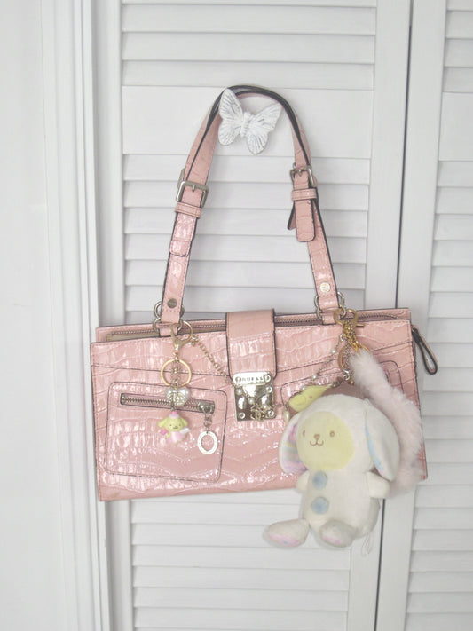 00s guess pink leather bag