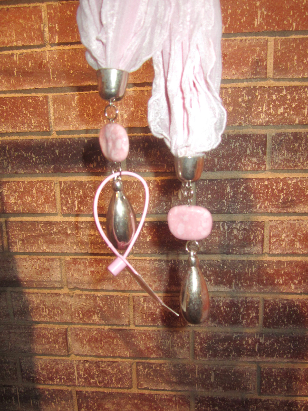 Blush Charm Ruffle Scarf
