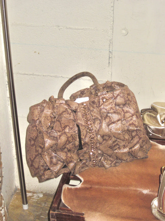 Vintage Bebe brown pyson bag