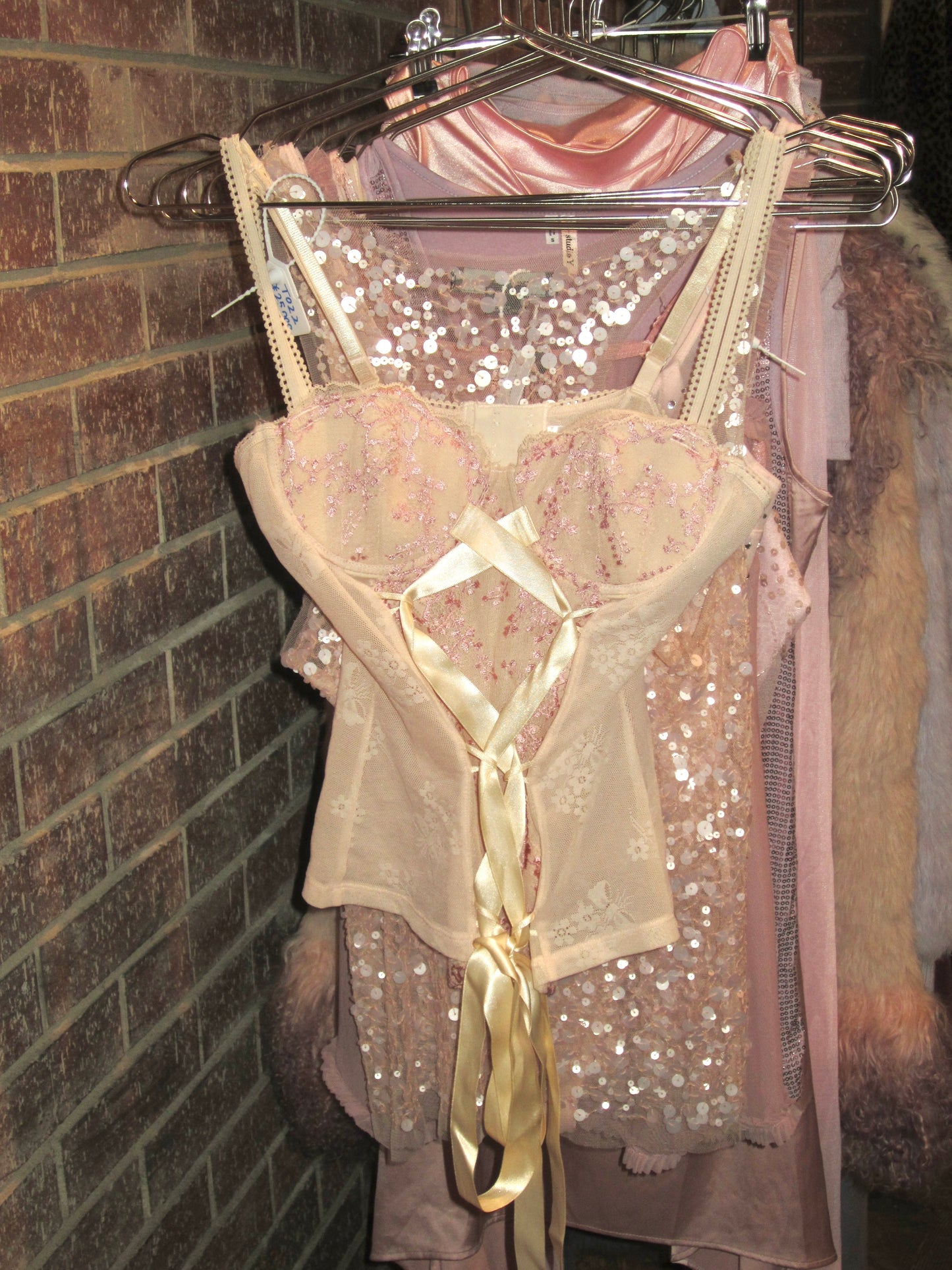 00s VS lace up princess corset