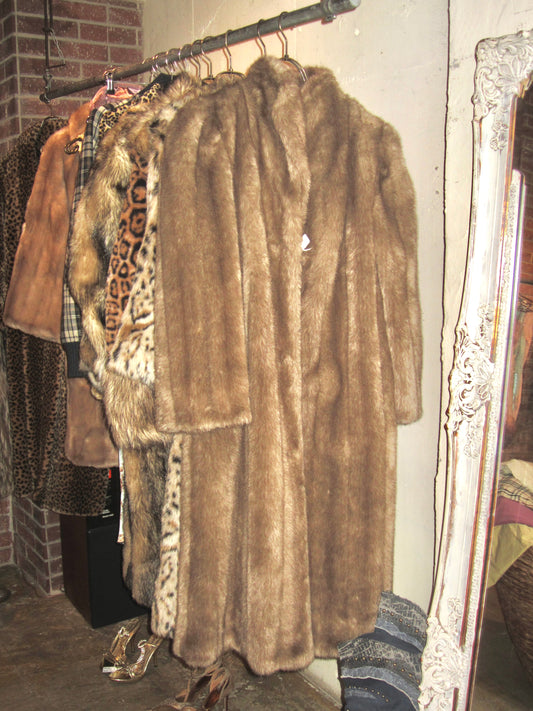 00s US faux teddy long coat