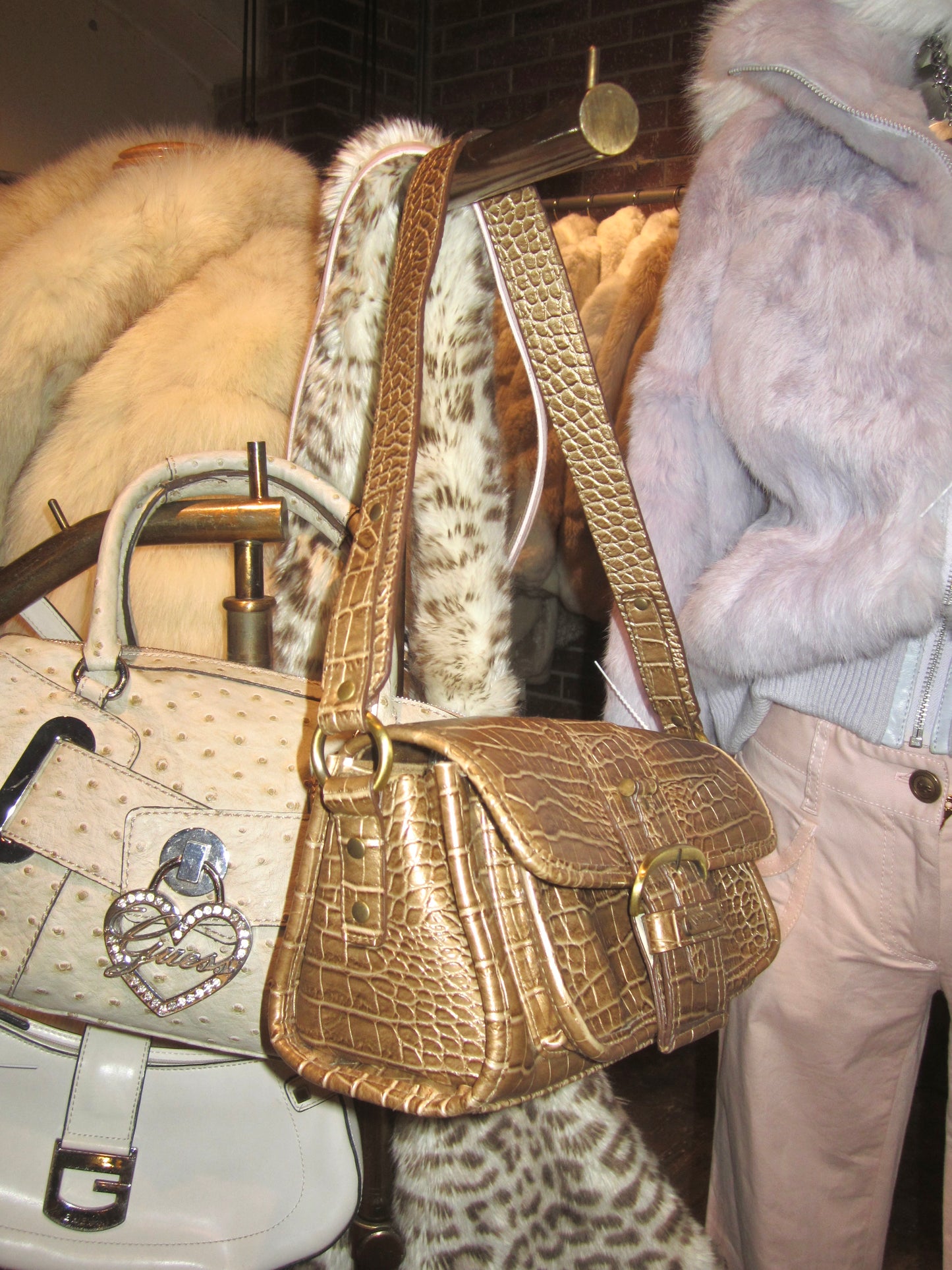 Gold Strada shoulder bag