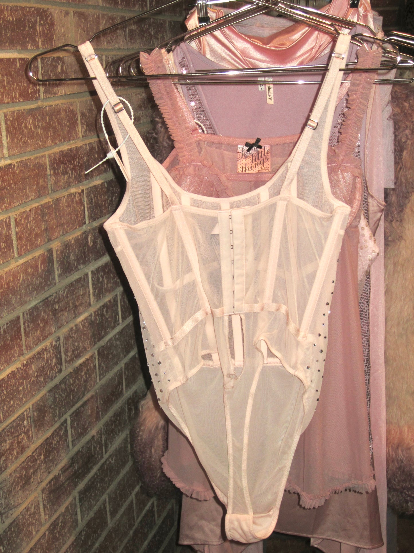 00s VS rhinestone corset top