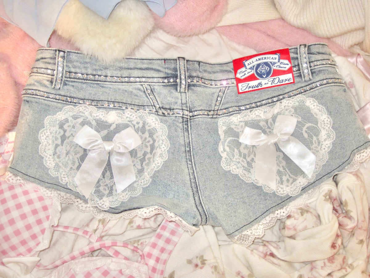 Blue Lace Heart Keepsakes