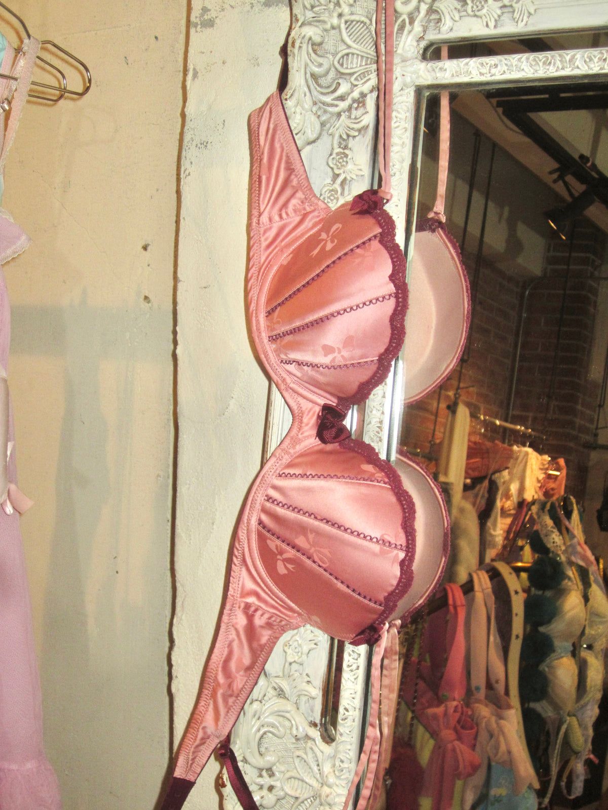 Rose Satin Little Bows