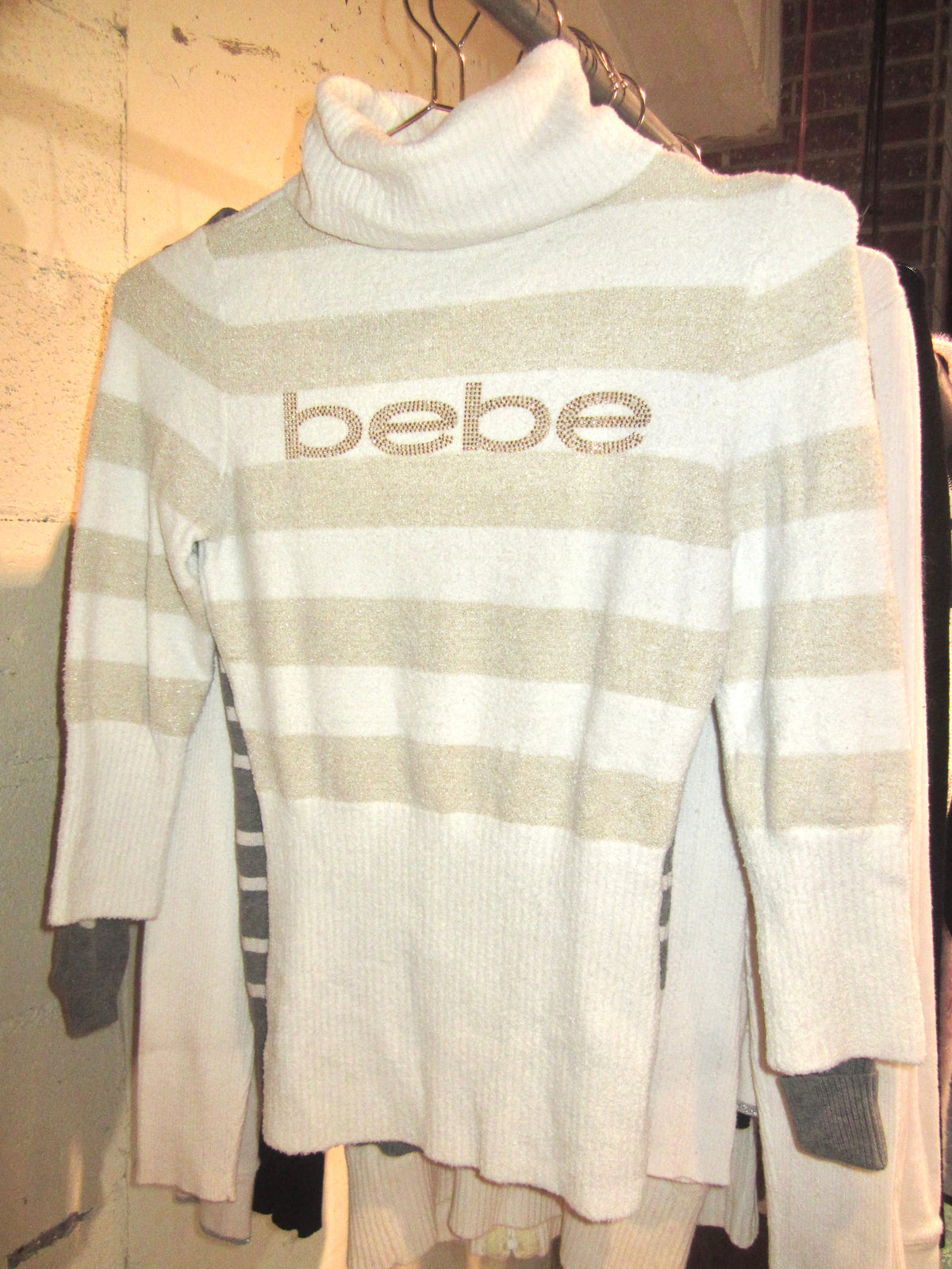 Champagne Stripe Crystal Dreams