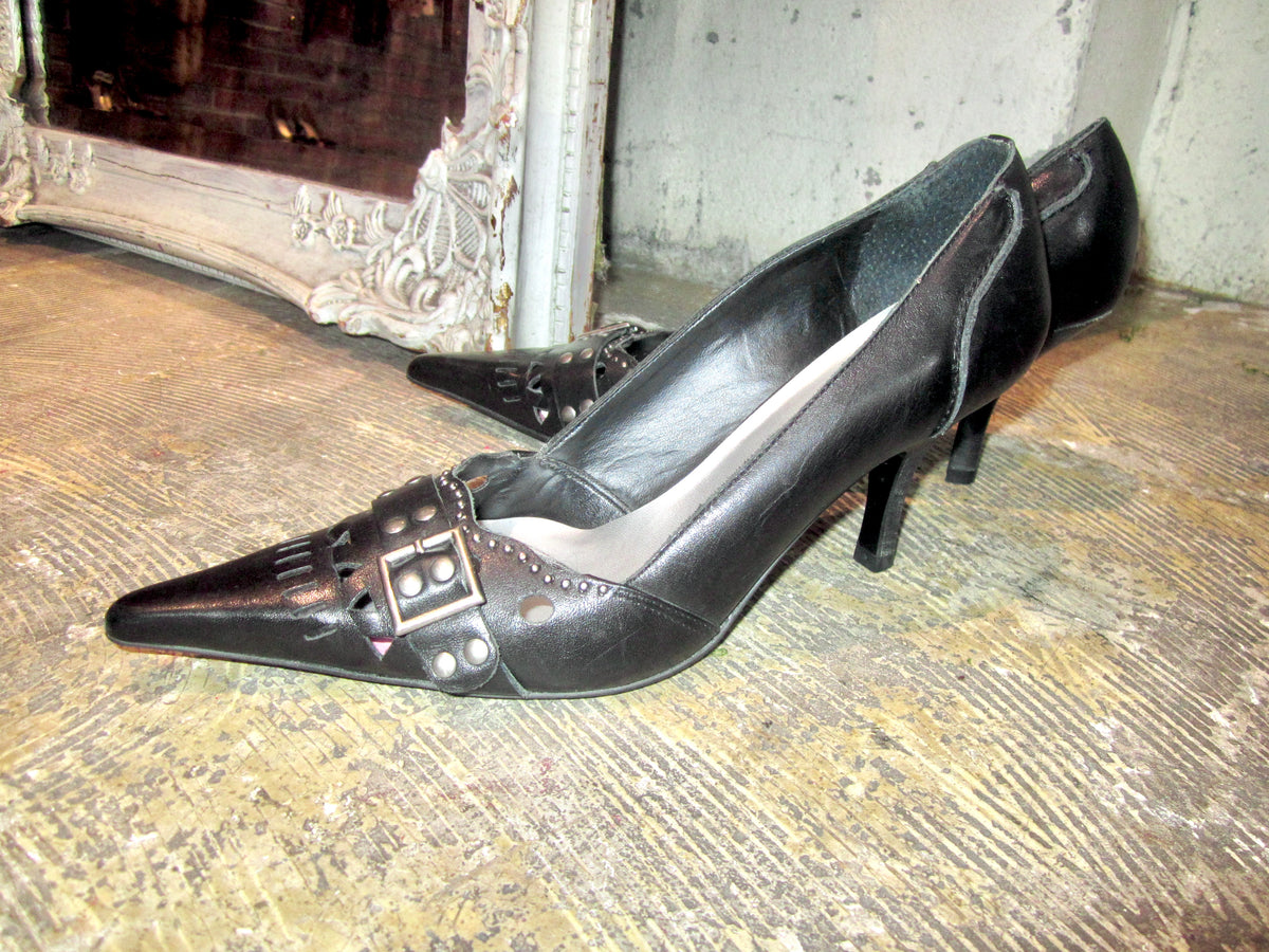 Midnight Silver Buckle Steps