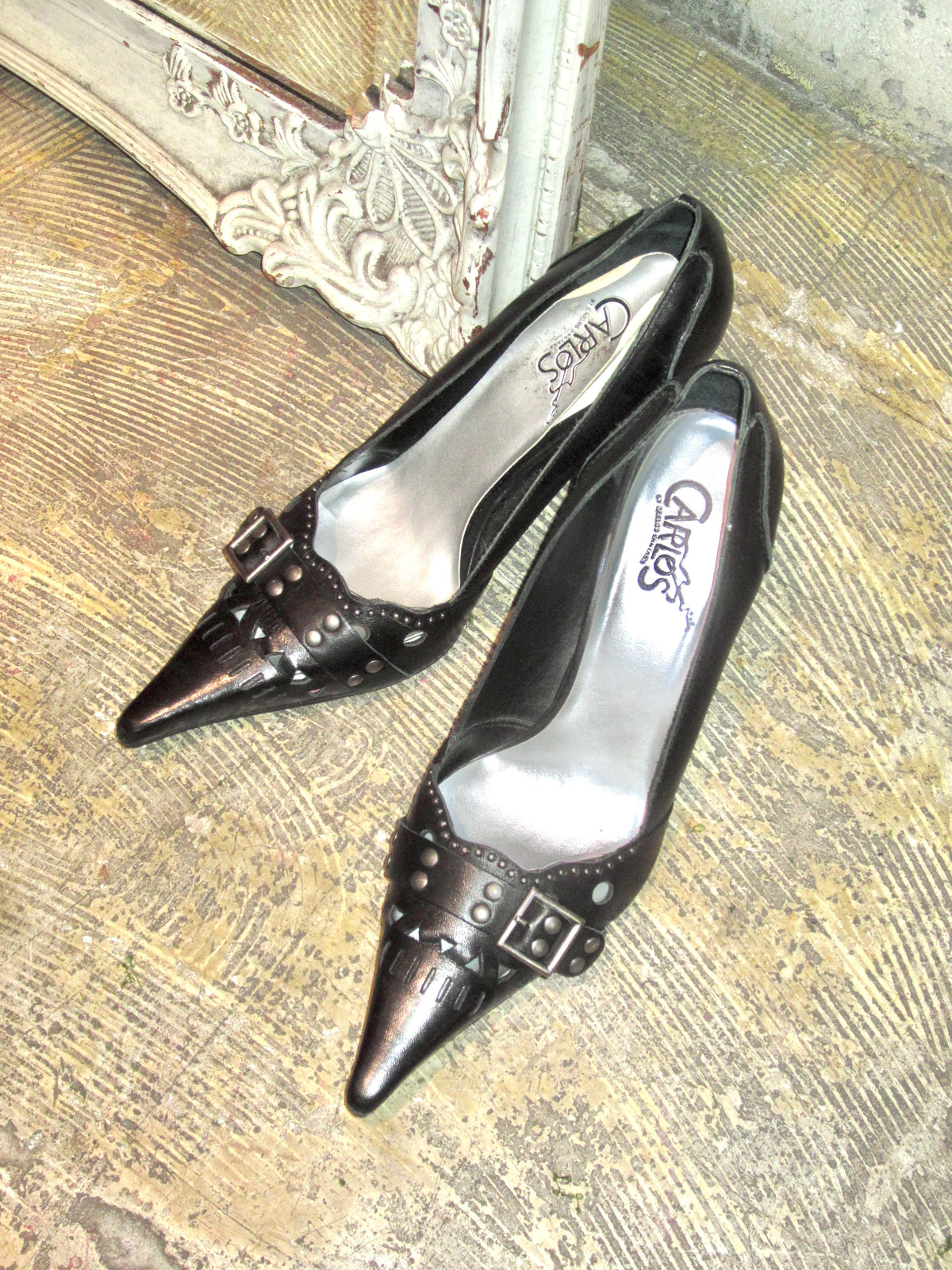 Midnight Silver Buckle Steps