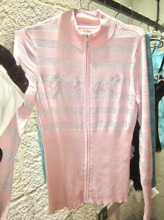 Pink Crush Zip Knit