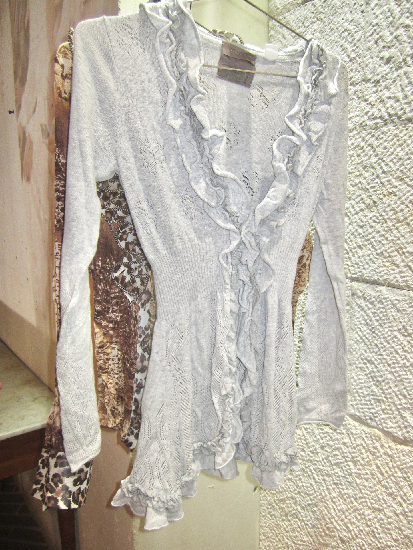 Cloud Ruffle Cardigan
