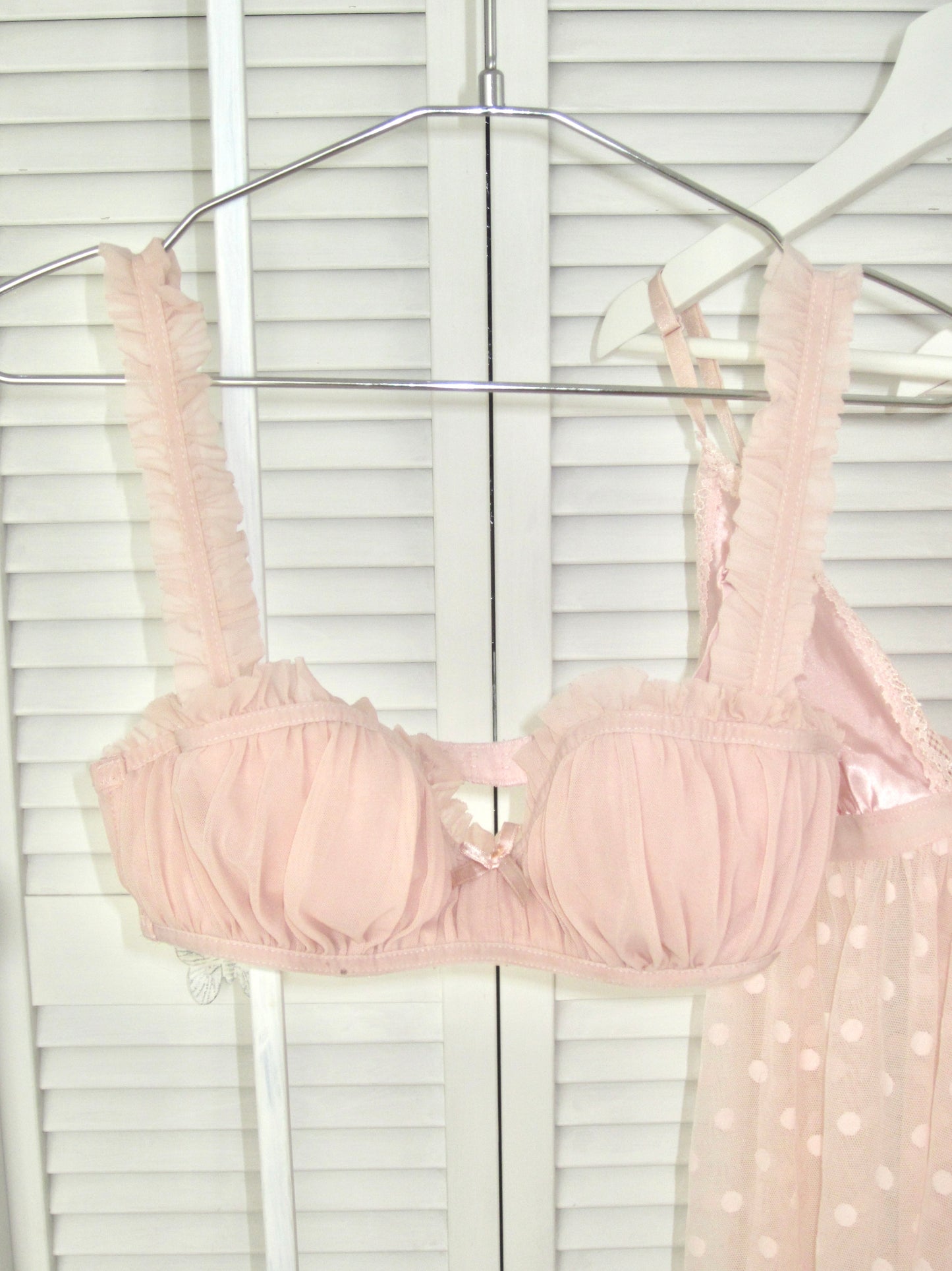Blush Ruffle Bra