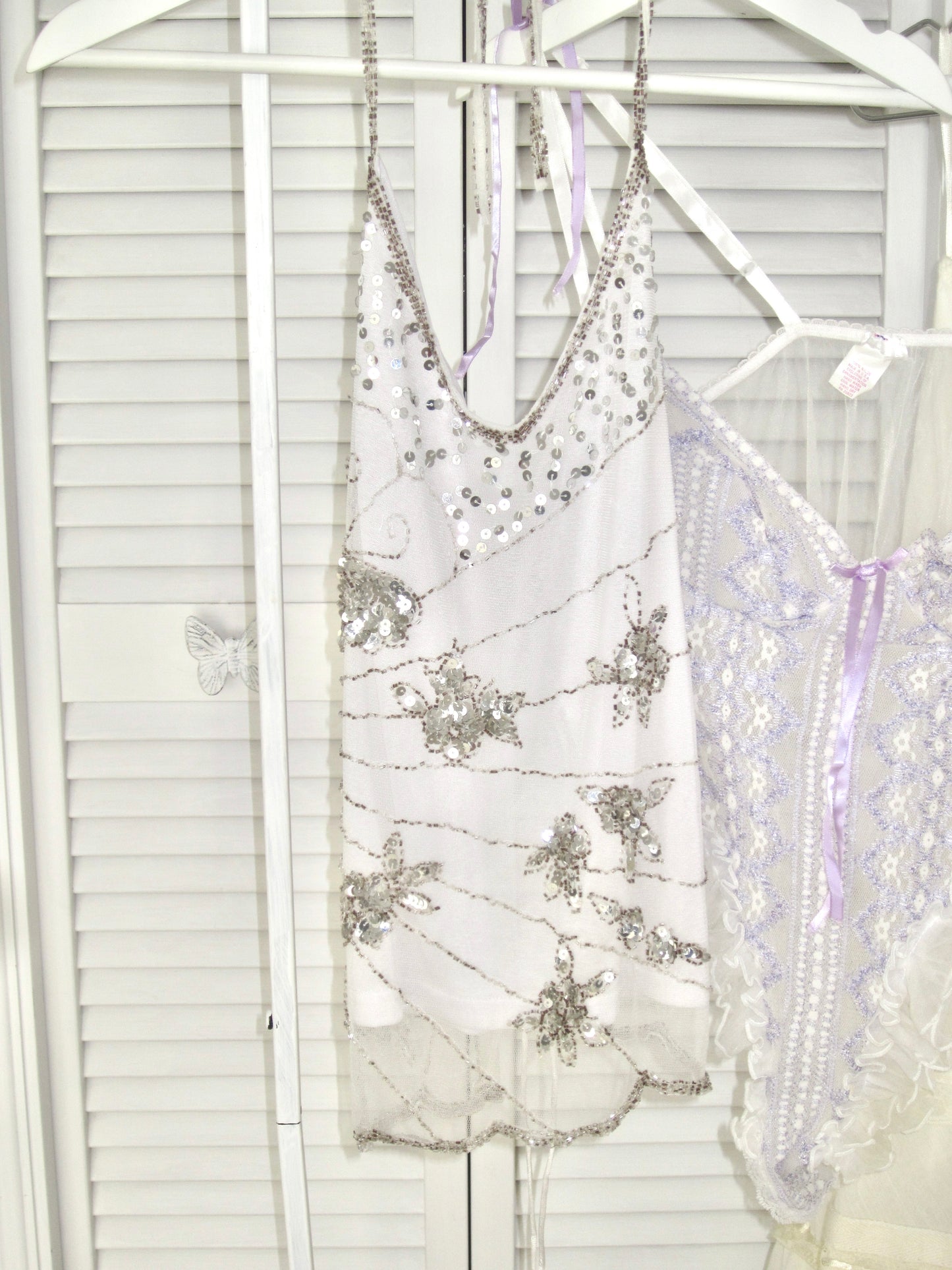 Silver Butterfly Glow