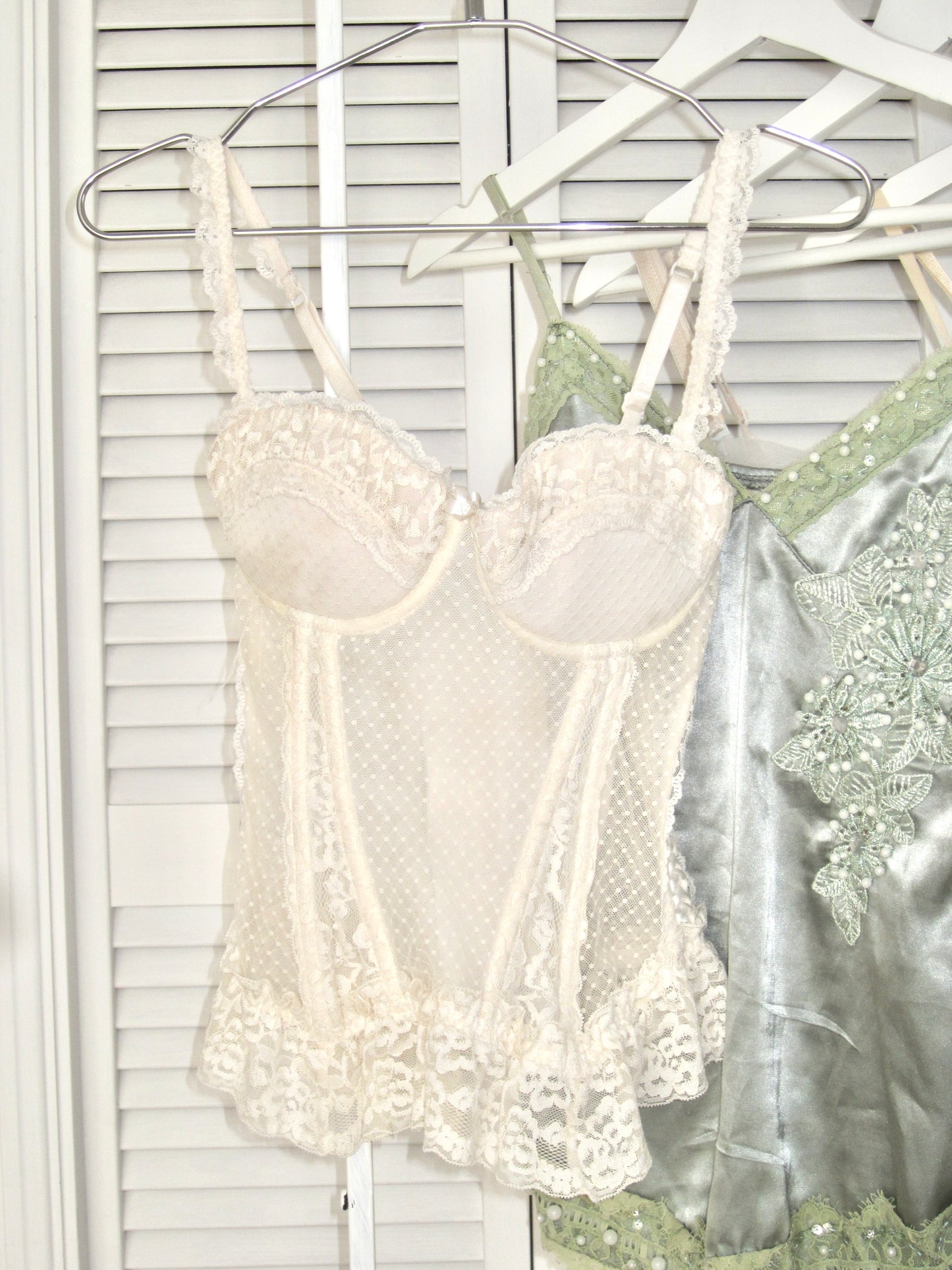 Ivory Dot Corset