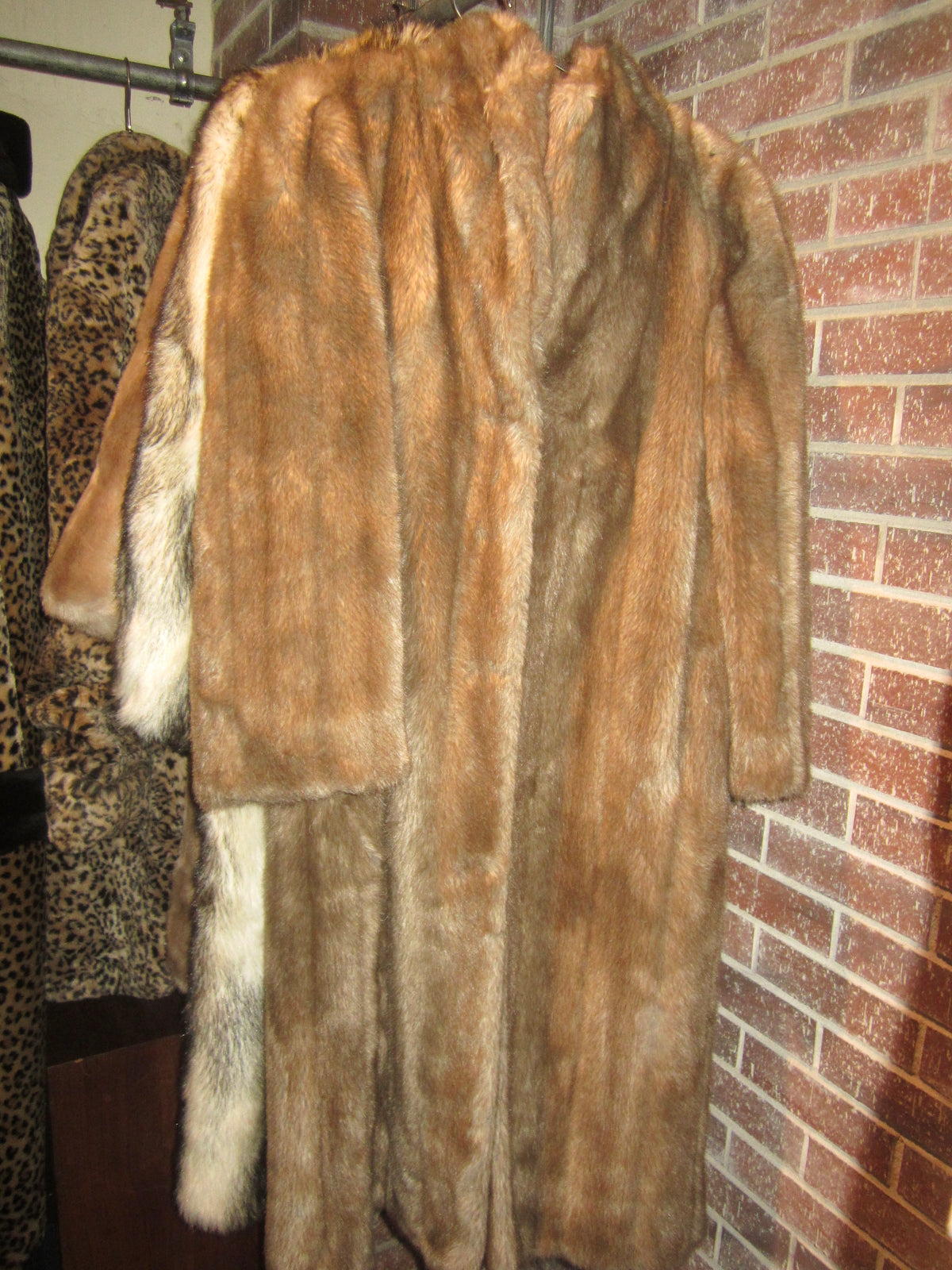 Caramel Plush Button Long Coat
