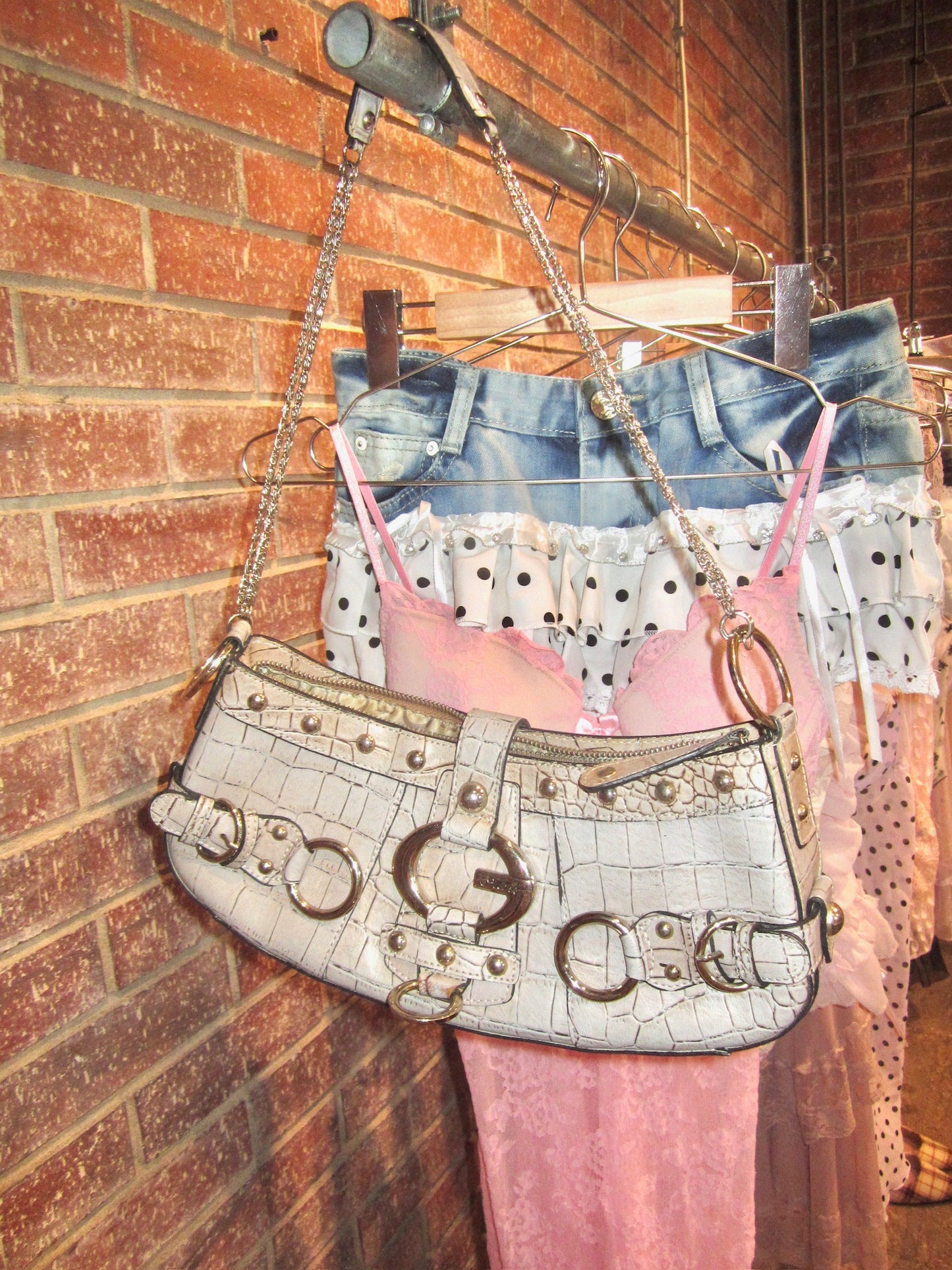 Crystal Croco Bag