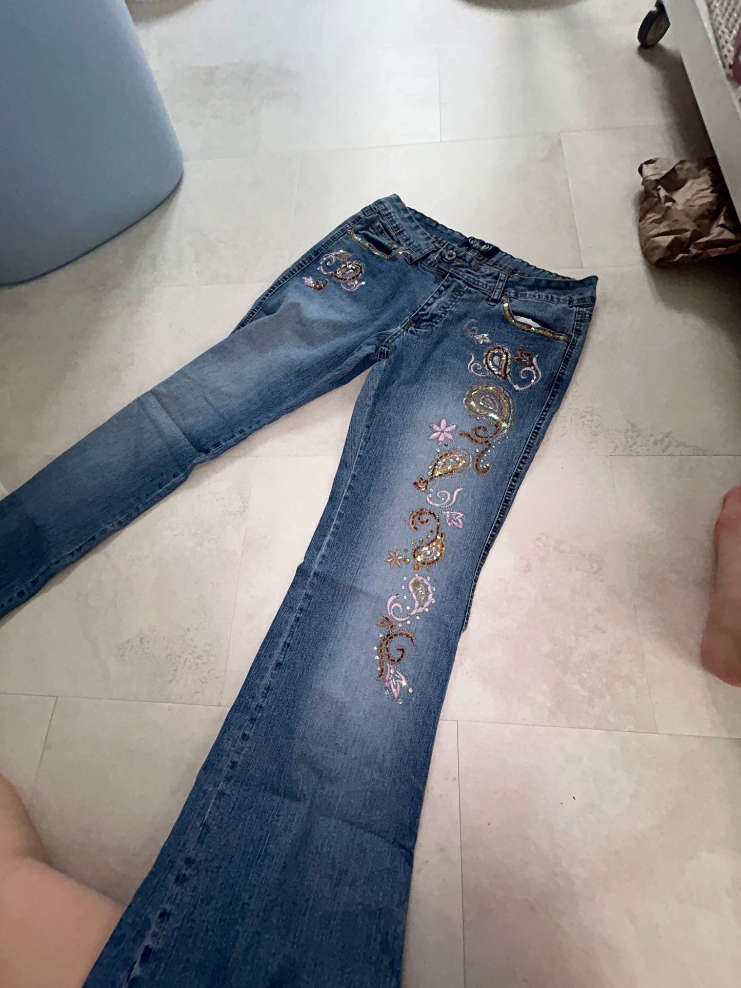 Denim Butterfly