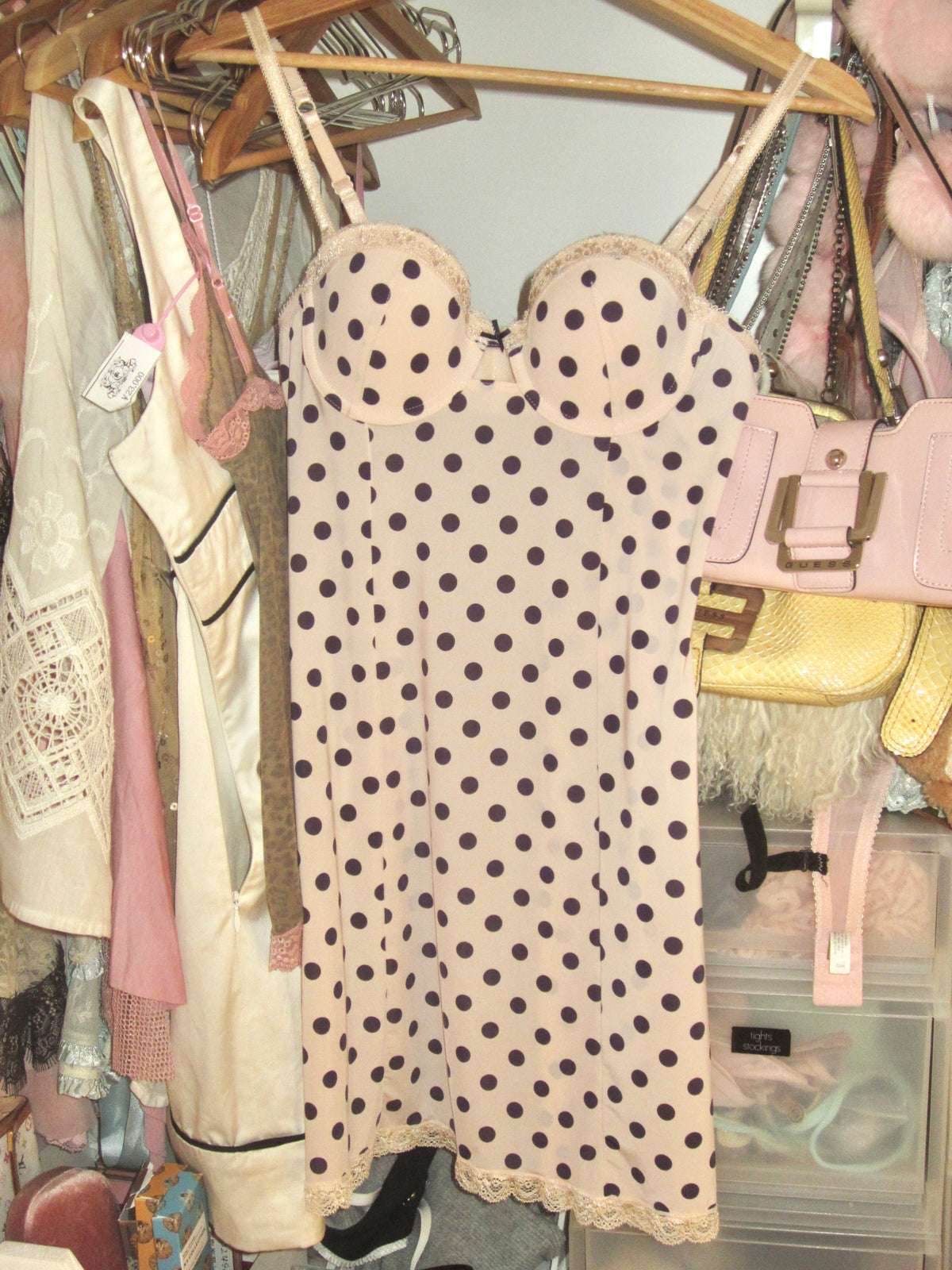 Champagne Dotted Romance