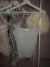 RAVAGE kiss & dot bustier top