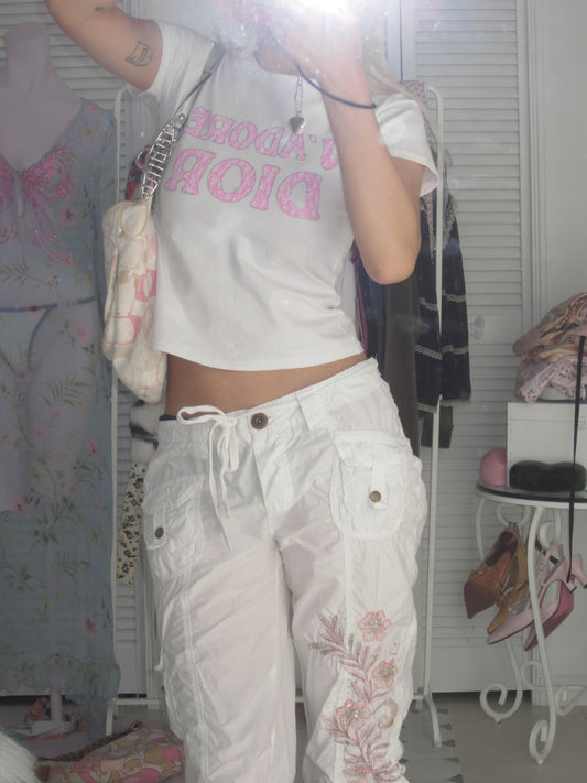 00s Bratz white summer cargo