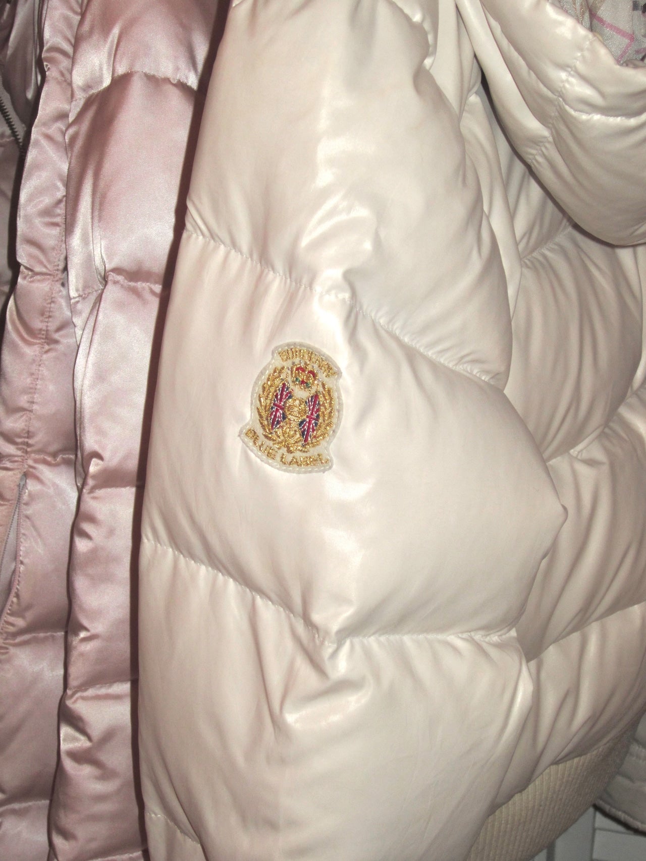 Burberry white puffer down jacket