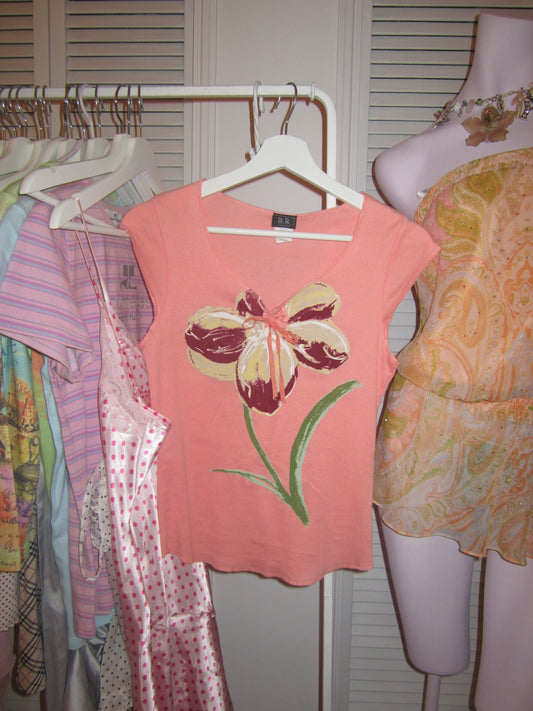 Made in USA orchid casual top